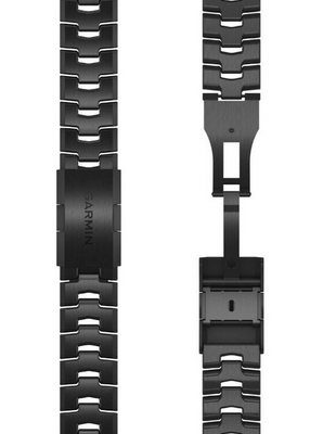 Garmin Smartwatch-Armband "QuickFit Titanband 22 mm Karbongrau"
