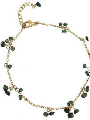 Gemshine Charm-Armband "CONFETTI Smaragd", Made in Germany
