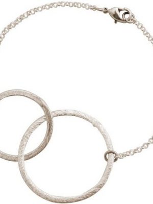 Gemshine Charm-Armband "Eternity Kreise, Silber", Made in Germany