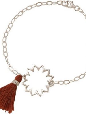 Gemshine Charm-Armband "Mandala mit Quaste", Made in Spain