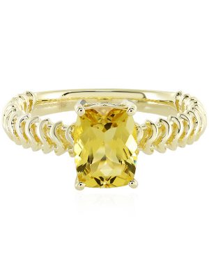Goldener Beryll-Goldring (Ornaments by de Melo)
