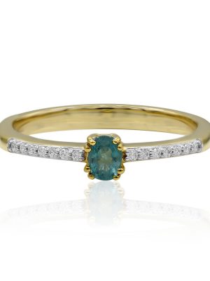 Grandidierit-Goldring (AMAYANI)