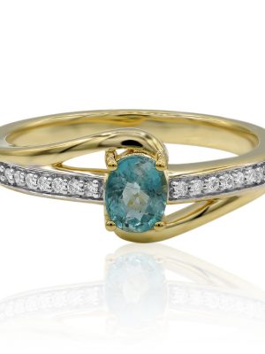 Grandidierit-Goldring (AMAYANI)