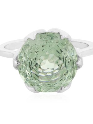 Grüner Amethyst-Goldring (PHANTASIA)