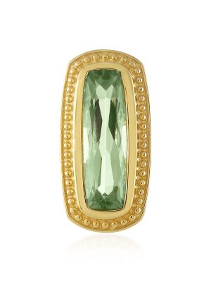 Grüner Amethyst-Silberanhänger (MONOSONO COLLECTION)