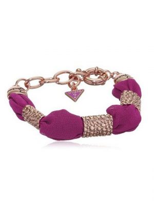 Guess Armband "UBB81329 Armband Damen Lila Roségold 21 cm"