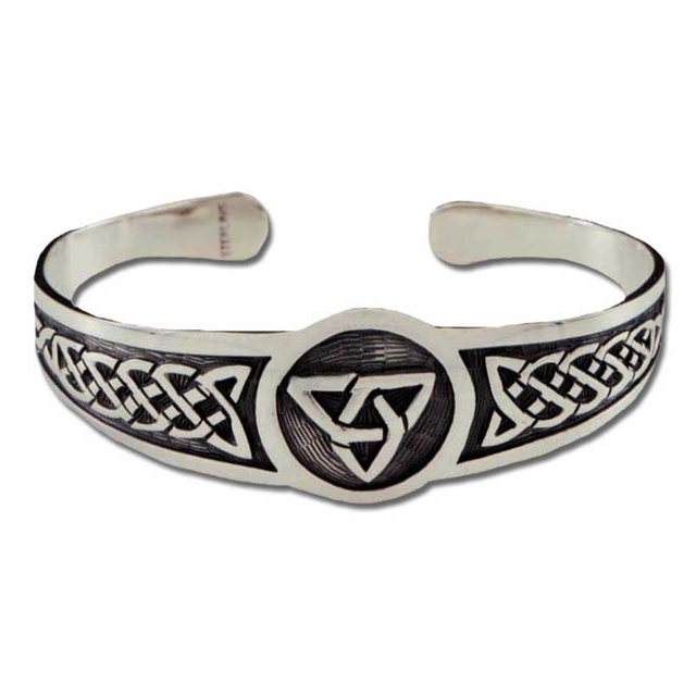 HOPLO Silberarmband "Armreif massiv 925er SIlber keltischer Knoten 24mm breit Armband Armkette" HOPLO Silberarmband "Armreif massiv 925er SIlber keltischer Knoten 24mm breit Armband Armkette"