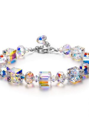 Haiaveng Armband "Sterling Silber Armbänder für Frauen Nordlichter Kristalle Armband"
