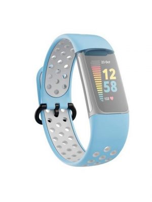 Hama Smartwatch-Armband "Sportarmband für Fitbit Charge 5, atmungsaktives Uhrenarmband"