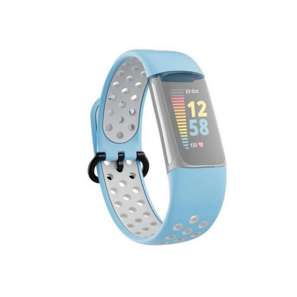 Hama Smartwatch-Armband "Sportarmband für Fitbit Charge 5, atmungsaktives Uhrenarmband"