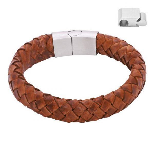 Heideman Armband "Lederarmband Enno" (Armband, inkl. Geschenkverpackung), Echtlederarmband, Männerarmband, Männerlederarmband