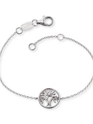 Herzengel Perlenarmband "Herzengel Armband Damen ERB-LILTREE Silber Lebensbaum 19 cm"