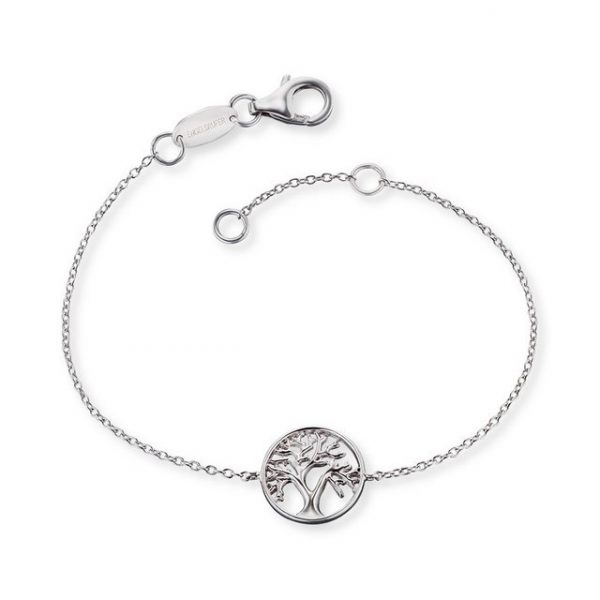 Herzengel Perlenarmband "Herzengel Armband Damen ERB-LILTREE Silber Lebensbaum 19 cm"
