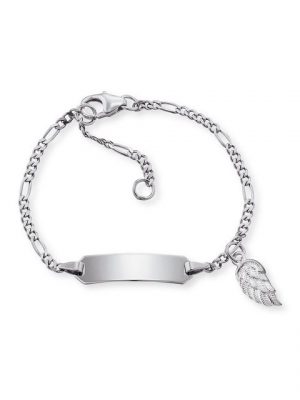 Herzengel Perlenarmband "Herzengel Armband HEB-ID-WING Silber Flügel"