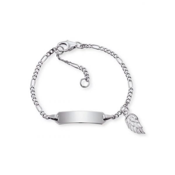 Herzengel Perlenarmband "Herzengel Armband HEB-ID-WING Silber Flügel"