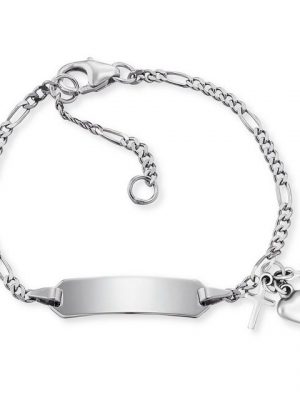 Herzengel Perlenarmband "Herzengel Armband Mädchen HEB-ID-FLH Glaube Liebe Hoffnung Silber 15 cm"