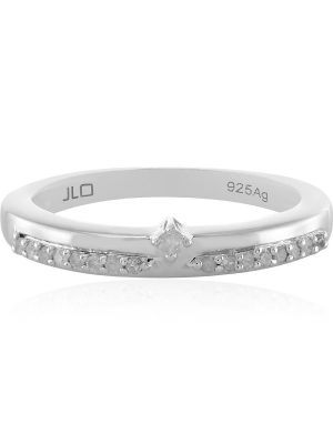 I2 (I) Diamant-Silberring