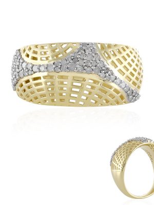 I4 (J) Diamant-Goldring (Ornaments by de Melo)