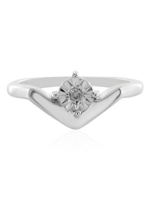 I4 (J) Diamant-Silberring