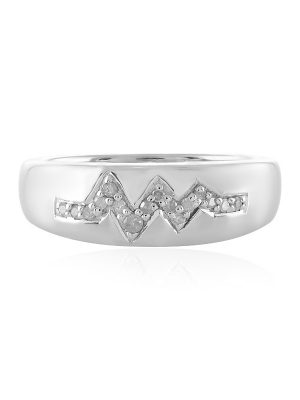 I4 (J) Diamant-Silberring