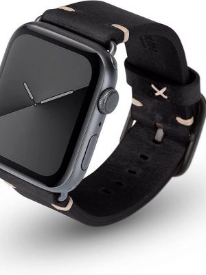 JT Berlin Smartwatch-Armband "Watchband Alex Vintage", [Apple Watch Ultra / Series 4-8 Echtleder-Armband]