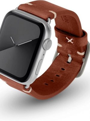 JT Berlin Smartwatch-Armband "Watchband Alex Vintage", [Apple Watch Ultra / Series 4-8 Echtleder-Armband]