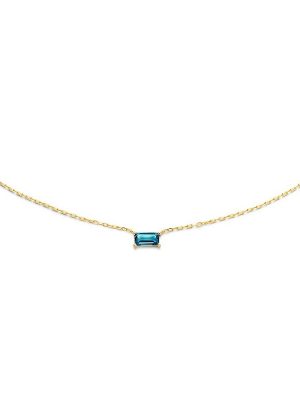 Jackie Halskette - JKN21.158 585 Gold, Edelstein gold