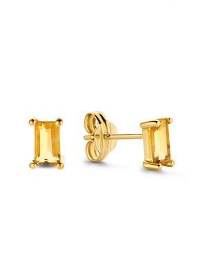 Jackie Ohrstecker - Medina Citrine - JKE21.157 585 Gold, Edelstein gold