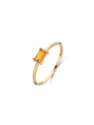 Jackie Ring - Medina Citrine - JKR22.157/54 585 Gold, Edelstein gold