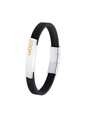 Joop! Edelstahlarmband "für Herren, Edelstahl IP Gold, Leder" (Armband, 1-tlg)