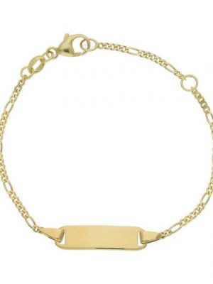 JuwelmaLux ID Armband "Identitätsarmband Gold", inkl. Schmuckschachtel