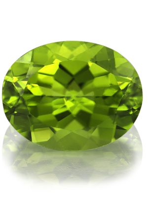 Kaschmir-Peridot-Edelstein 6.48 ct