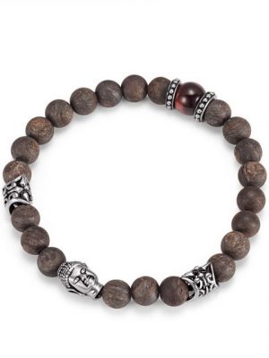 Kingka Armband ""Urban Rocks " Stein Armband BUDDHA"