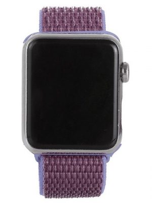 König Design Smartwatch-Armband, Apple Watch Series 1 / 2 / 3 / 4 / 5 / 102 40-38 mm Ersatz Sportarmband Violett