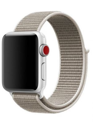 König Design Smartwatch-Armband, Apple Watch Series 1 / 2 / 3 / 4 / 5 / 6 / SE 44-42mm Ersatz Sportarmband Grau