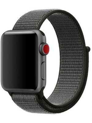 König Design Smartwatch-Armband, Apple Watch Series 1 / 2 / 3 / 4 / 5 / 6 / SE 44-42mm Ersatz Sportarmband Grau