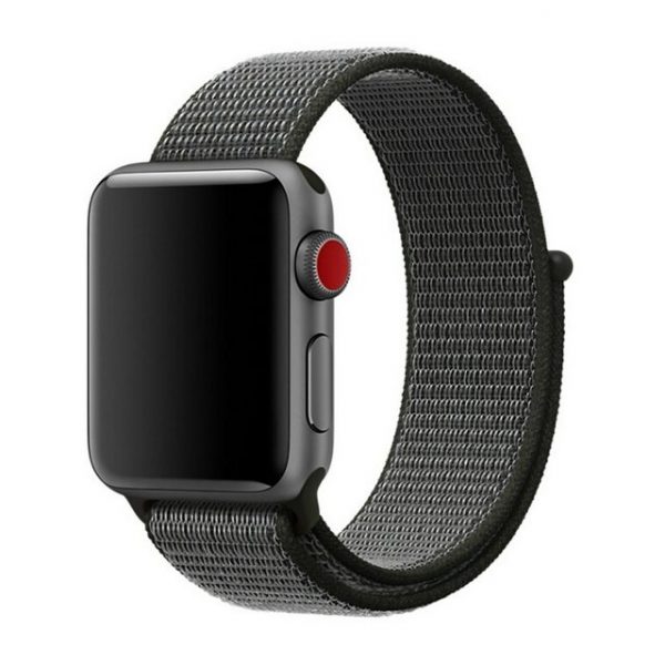 König Design Smartwatch-Armband, Apple Watch Series 1 / 2 / 3 / 4 / 5 / 6 / SE 44-42mm Ersatz Sportarmband Grau