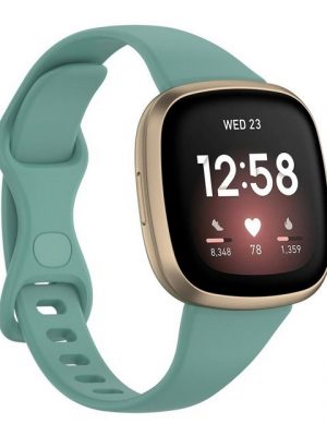 König Design Smartwatch-Armband "Fitbit Versa 3", Sport Ersatz Armband für Fitbit Versa 3 Silikon Band Loop Uhrenarmband Large