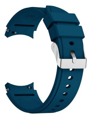 König Design Smartwatch-Armband, Smartwatch-Armband für Samsung Galaxy Watch 4 40mm Sport Ersatz Armband Silikon Dunkelblau