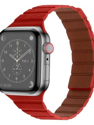 König Design Smartwatch-Armband, Sport Ersatz Armband für Apple Watch 38 - 45 Series 8 7 6 SE 5 4 3 2 1 Leder Band Loop