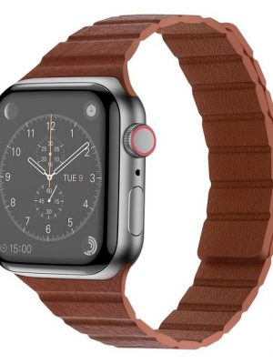 König Design Smartwatch-Armband, Sport Ersatz Armband für Apple Watch 38 - 45 Series 8 7 6 SE 5 4 3 2 1 Leder Band Loop