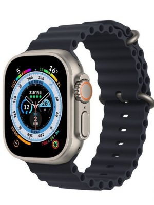 König Design Smartwatch-Armband, Sport Ersatz Armband für Apple Watch Ultra 49mm Silikon Band Loop