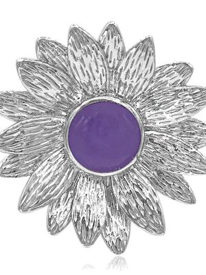 Lavendel-Jade-Silberanhänger (MONOSONO COLLECTION)