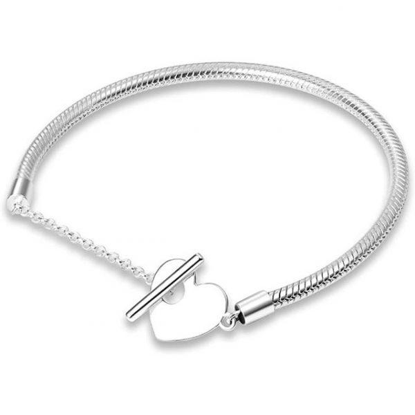 Leway Armband "Armband Damenarmband mit Herzschnalle Schlangenkette Armband Armband Valentinstag Muttertag Geburtstag Weihnachtsgeschenk für Frau Freundin Mama"