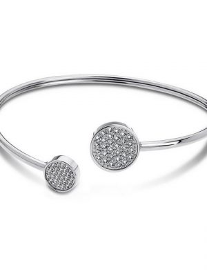 Lotus Style Armreif "JLS1820-2-1 Lotus Style Armband Armreif silber", für Damen aus Edelstahl (Stainless Steel)