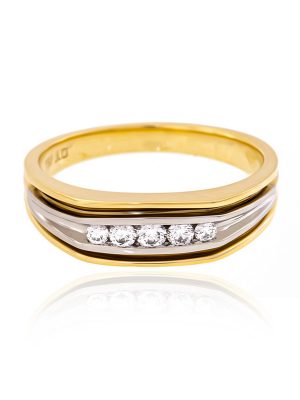 Lupenreiner (F) Brillant-Goldring (LUCENT DIAMONDS)