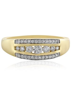 Lupenreiner (F) Brillant-Goldring (LUCENT DIAMONDS)