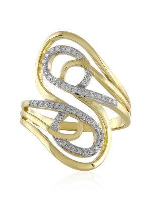 Lupenreiner (F) Brillant-Goldring (LUCENT DIAMONDS)