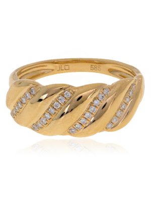 Lupenreiner (F) Brillant-Goldring (LUCENT DIAMONDS)