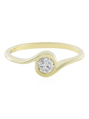 Lupenreiner (F) Brillant-Goldring (LUCENT DIAMONDS)